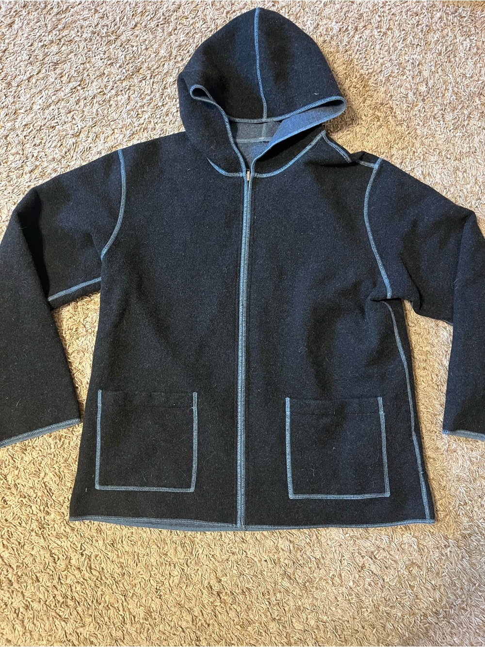 Cabi Wool Blend Zip Up Jacket